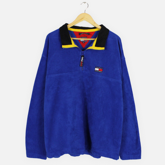 Vintage Tommy Hilfiger 1/4 Zip Fleece Pullover - XL