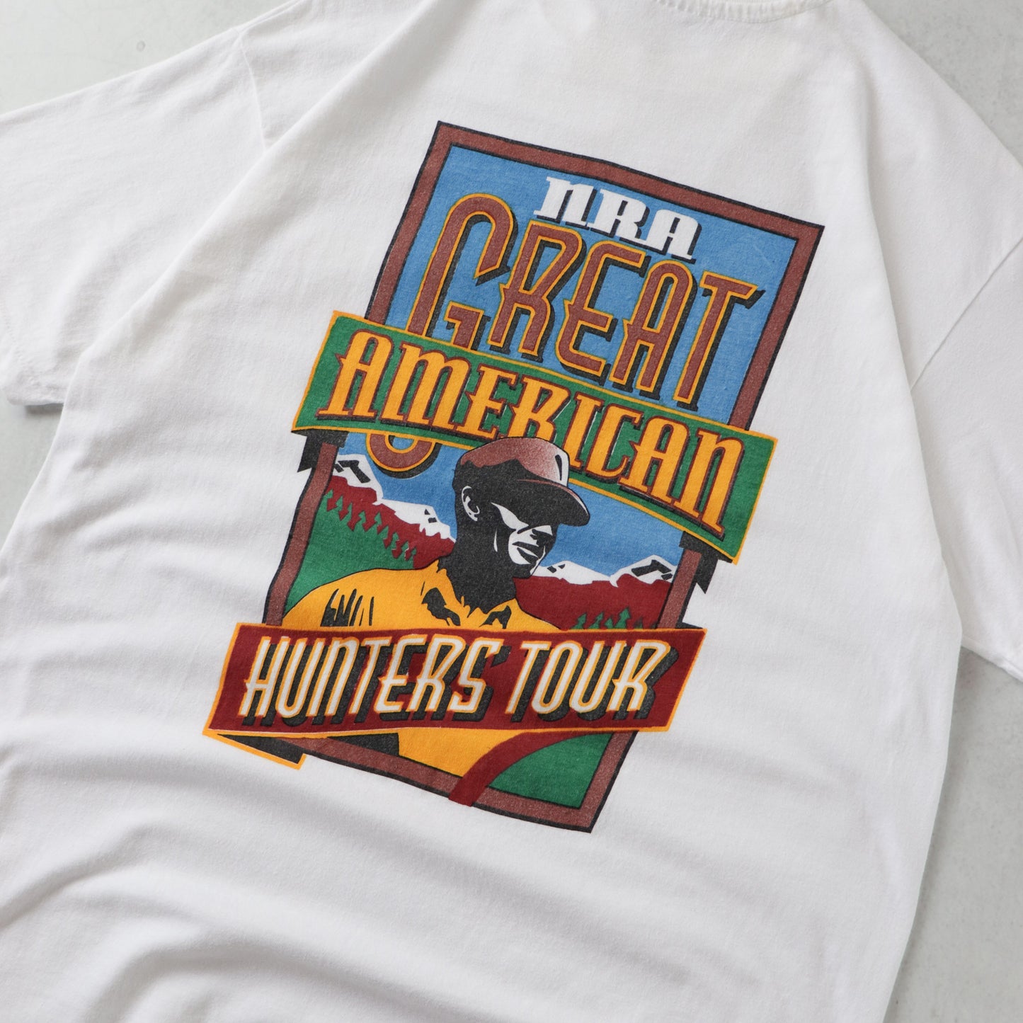 Vintage 90s NRA Great American Hunters Tour Tee - L