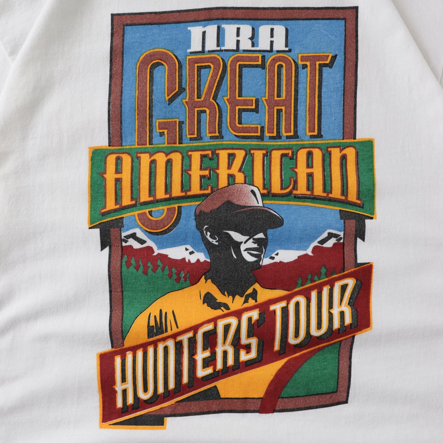 Vintage 90s NRA Great American Hunters Tour Tee - L