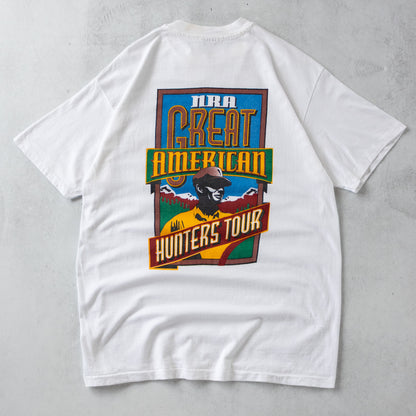 Vintage 90s NRA Great American Hunters Tour Tee - L