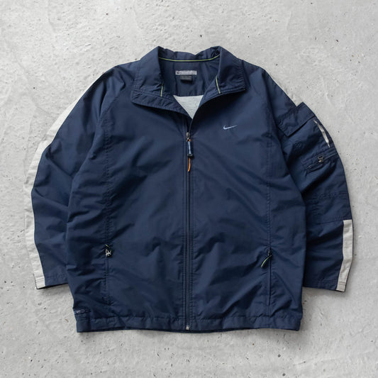 Vintage 2000s Nike Technical Utility Windbreaker Jacket - XL