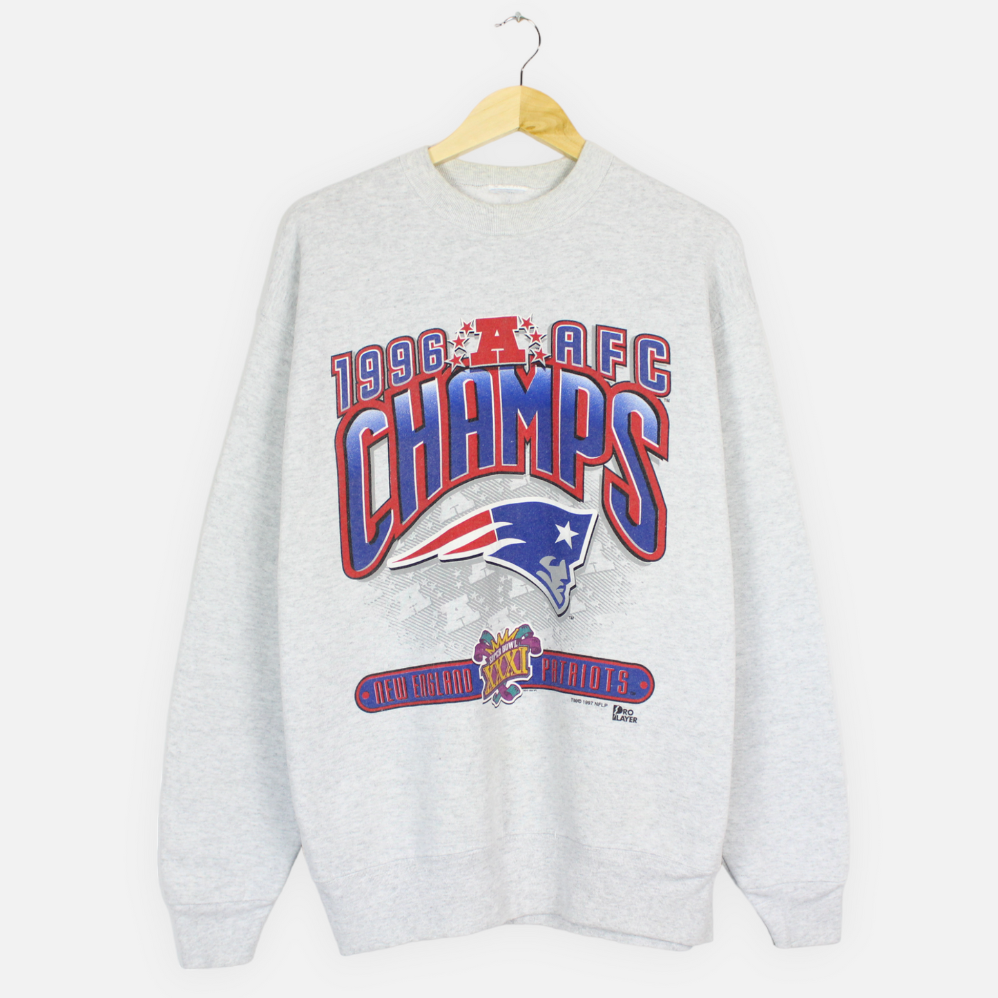 Vintage 1996 New England Patriots NFL Sweatshirt - L