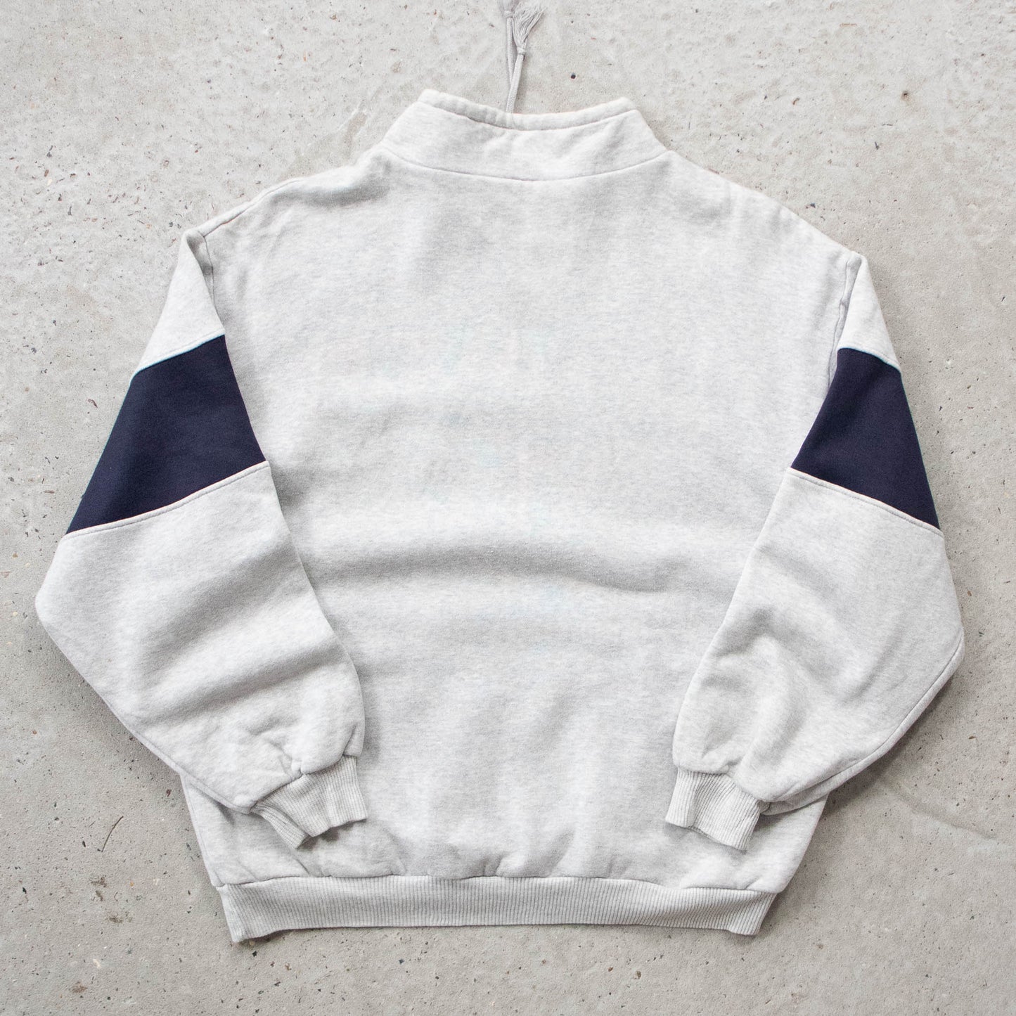 Adidas Spellout Embroidered 1/4 Zip Sweatshirt - 90s (M)