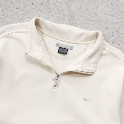 Nike Mini Swoosh 1/4 Zip Sweatshirt - 90s (XL)