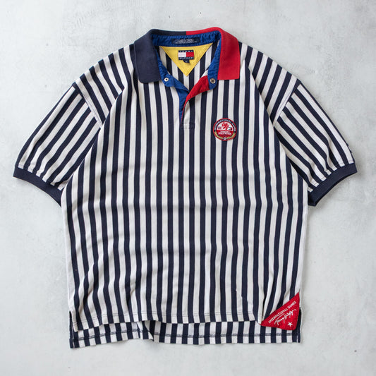 Vintage 90s Tommy Hilfiger International Games Polo Shirt - XXL
