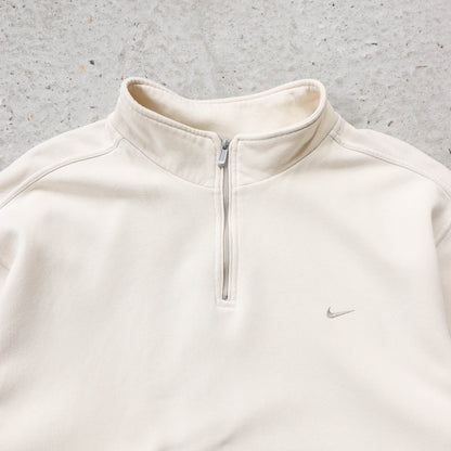 Nike Mini Swoosh 1/4 Zip Sweatshirt - 90s (XL)