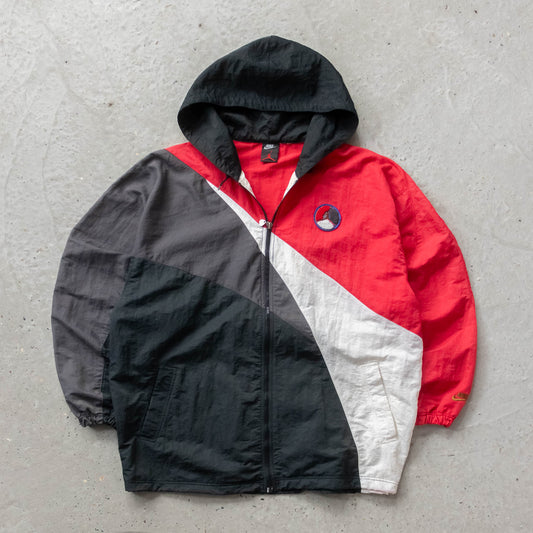 Vintage 1993 Nike Air Jordan 8 Playoff Windbreaker Jacket - S