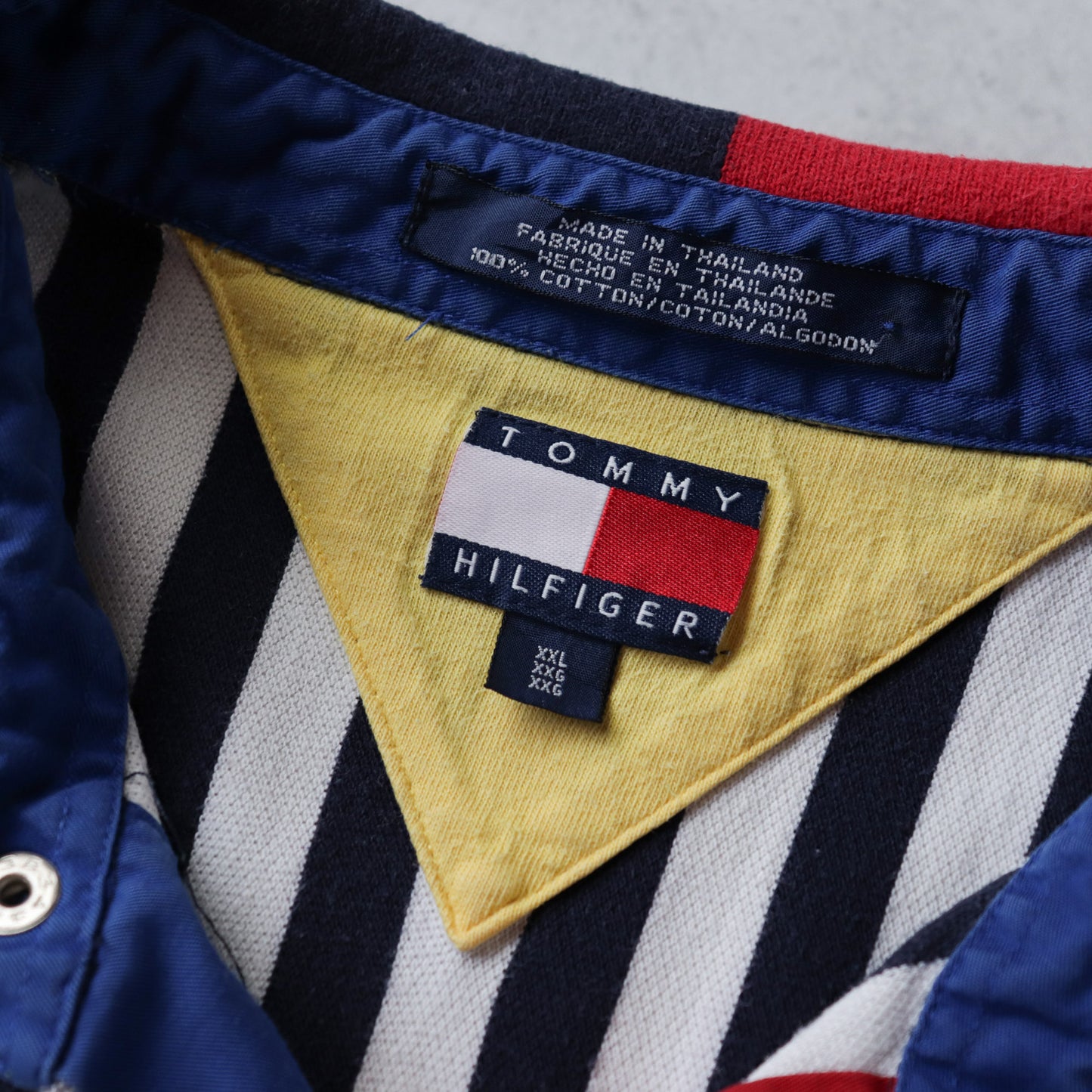 Vintage 90s Tommy Hilfiger International Games Polo Shirt - XXL