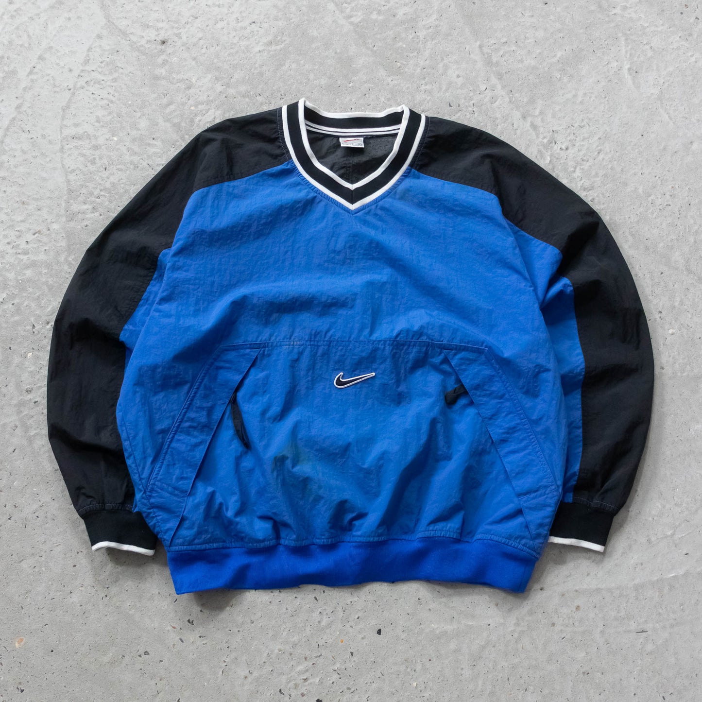 Vintage 90s Nike Centre Swoosh Pullover Jacket - M