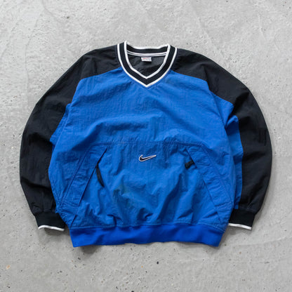 Vintage 90s Nike Centre Swoosh Pullover Jacket - M