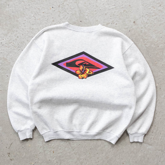 Quiksilver Hibiscus Logo Sweatshirt - 90s (M)