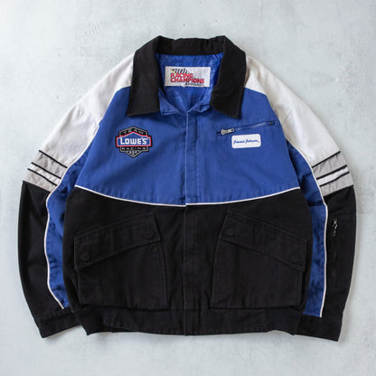 Vintage 90s Lowe's Racing Jimmie Johnson NASCAR Jacket - L
