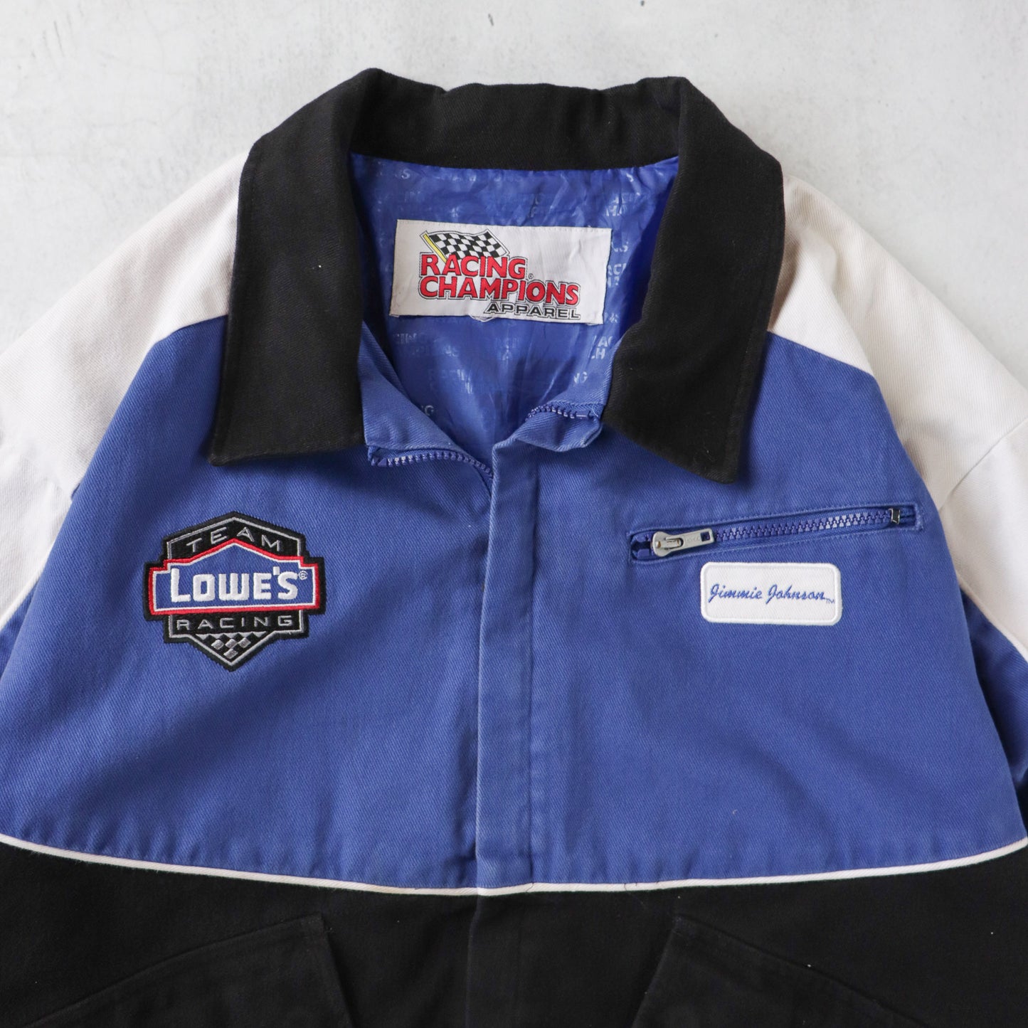 Vintage 90s Lowe's Racing Jimmie Johnson NASCAR Jacket - L