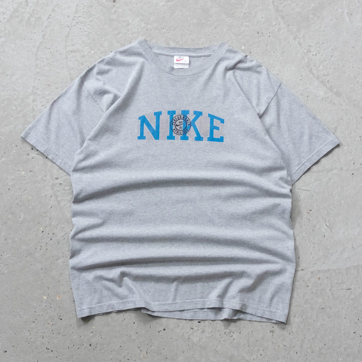 Vintage 90s Nike Athletics Spellout Tee - XL