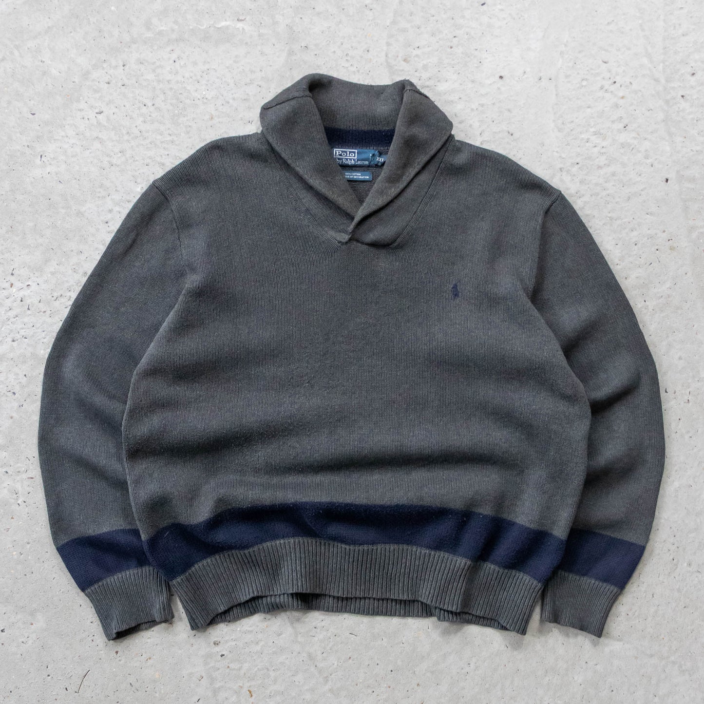 Polo Ralph Lauren Shawl Collar Knit Sweater – 2000s (XXL)