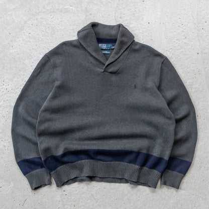 Polo Ralph Lauren Shawl Collar Knit Sweater – 2000s (XXL)