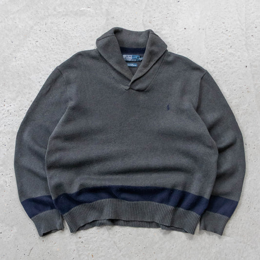 Polo Ralph Lauren Shawl Collar Knit Sweater – 2000s (XXL)