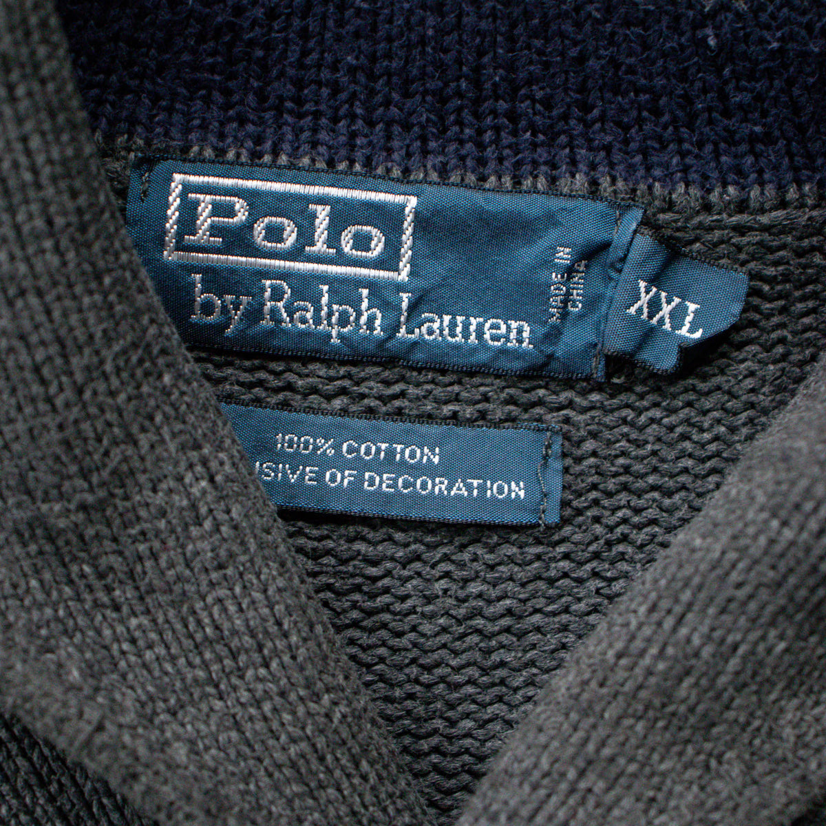 Polo Ralph Lauren Shawl Collar Knit Sweater – 2000s (XXL)