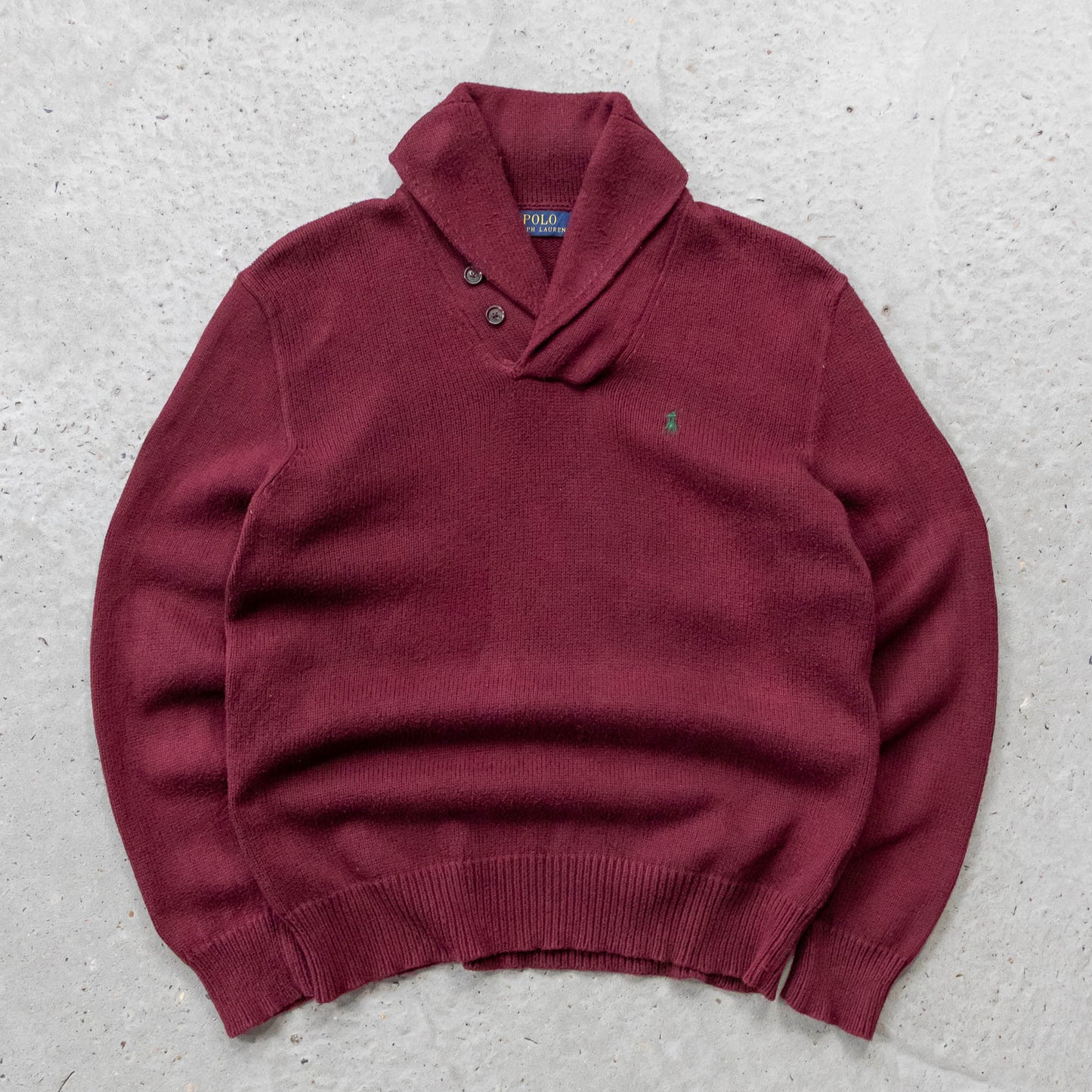 Polo Ralph Lauren Shawl Collar Knit Sweater – 2000s (M)