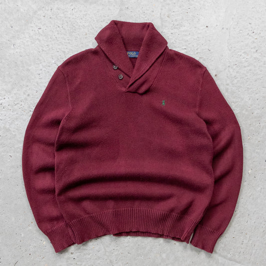 Polo Ralph Lauren Shawl Collar Knit Sweater – 2000s (M)