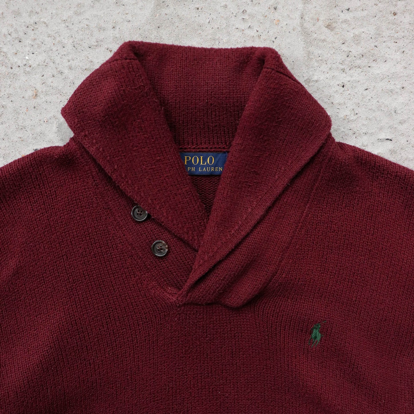 Polo Ralph Lauren Shawl Collar Knit Sweater – 2000s (M)
