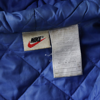 Vintage 90s Nike Big Swoosh Quilted Jacket - L
