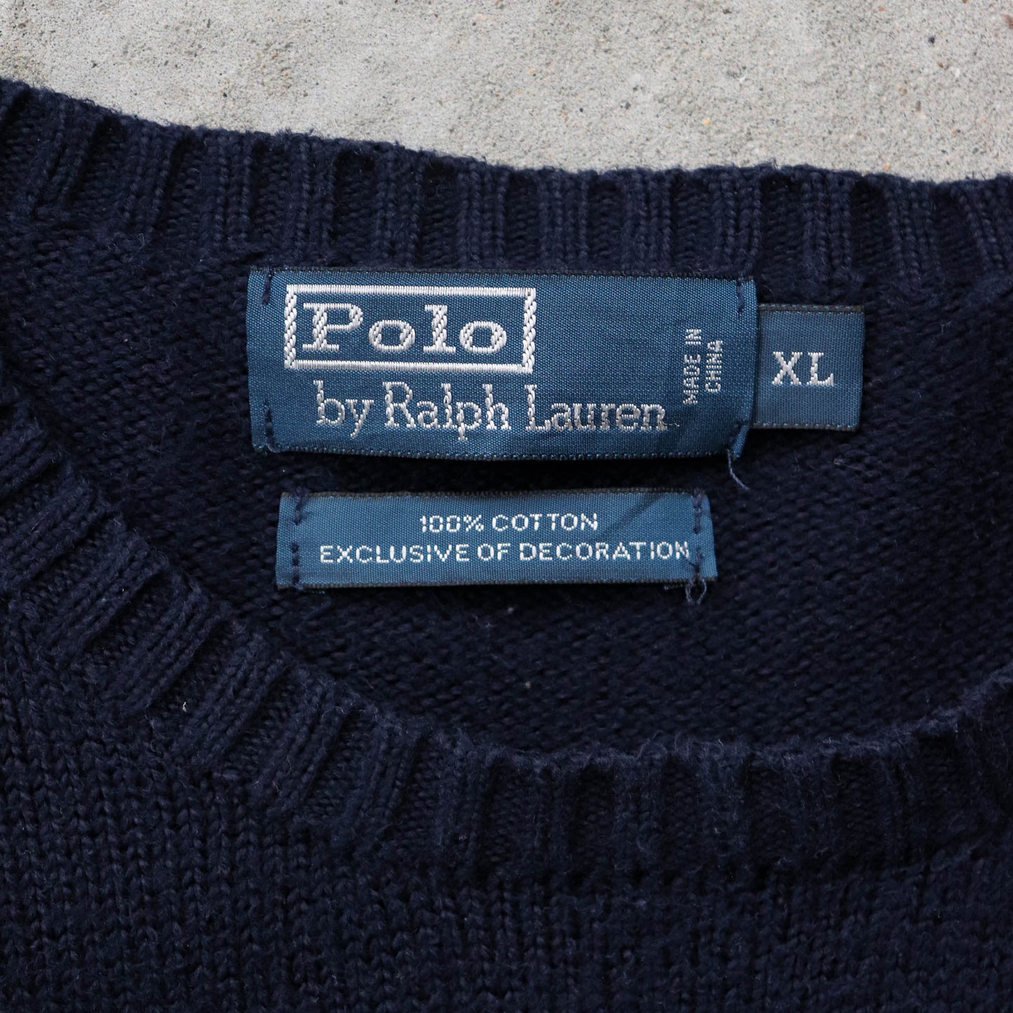 Polo Ralph Lauren Heavy Knit Sweater - 90s (XL)