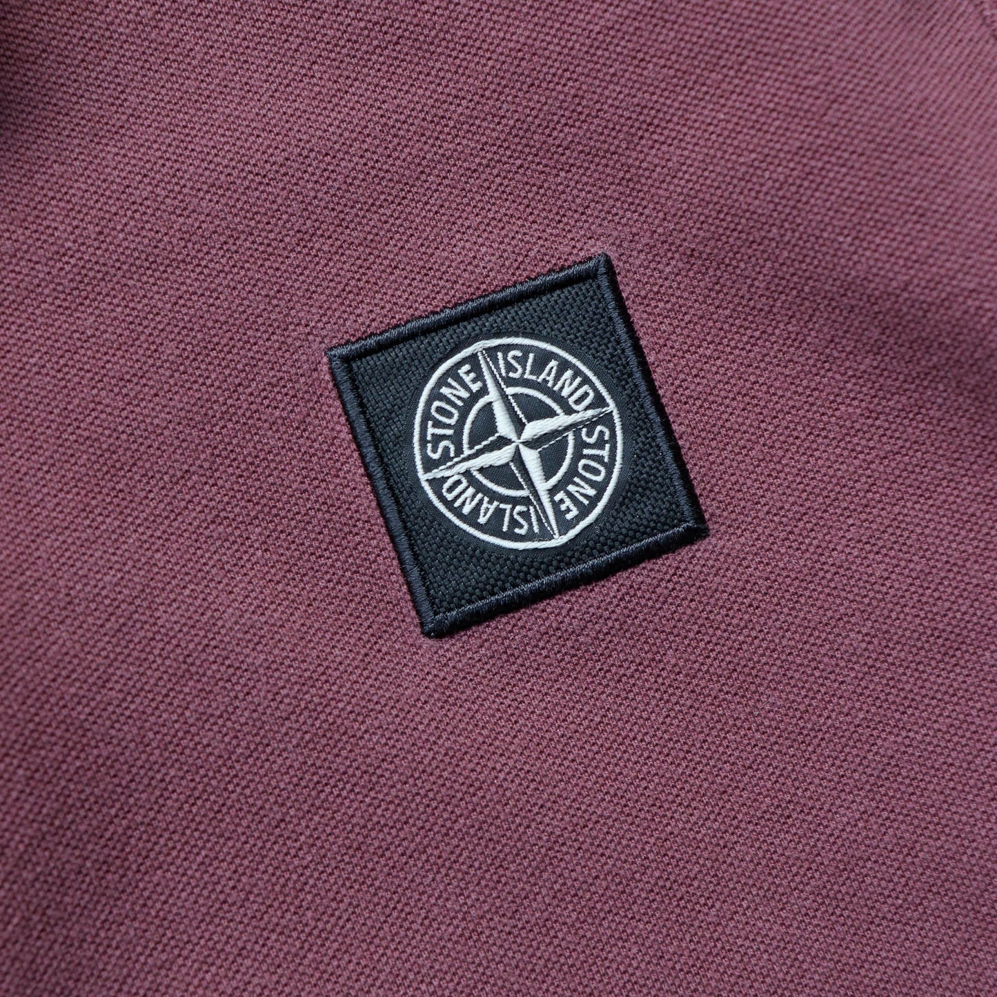 Stone Island Compass Patch Longsleeve Polo Shirt - (S)