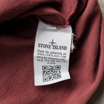 Stone Island Compass Patch Longsleeve Polo Shirt - (S)
