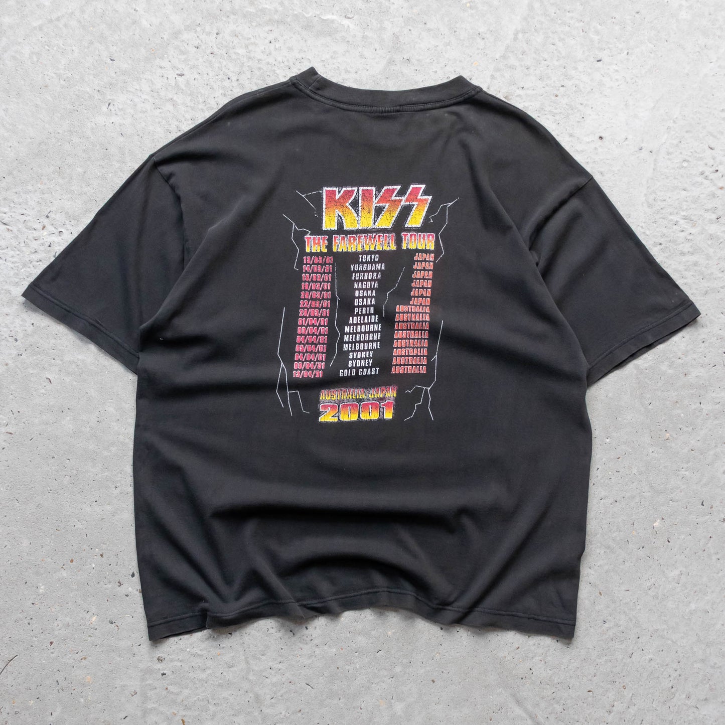 KISS Australia/Japan Farewell Tour Tee - 2001 (XL)