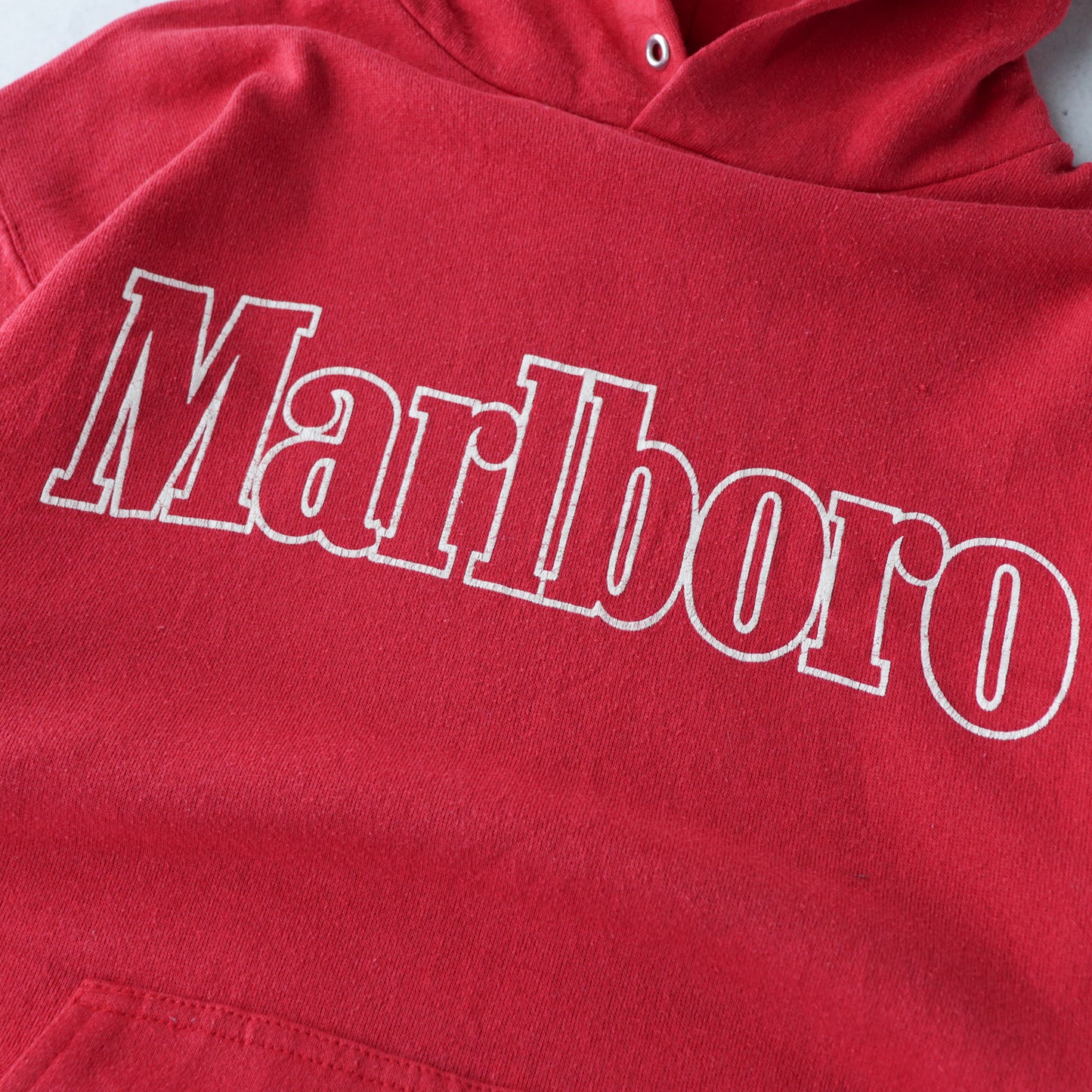 Vintage 90s Marlboro Cigarettes Spellout Hoodie - M