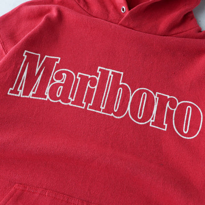 Vintage 90s Marlboro Cigarettes Spellout Hoodie - M