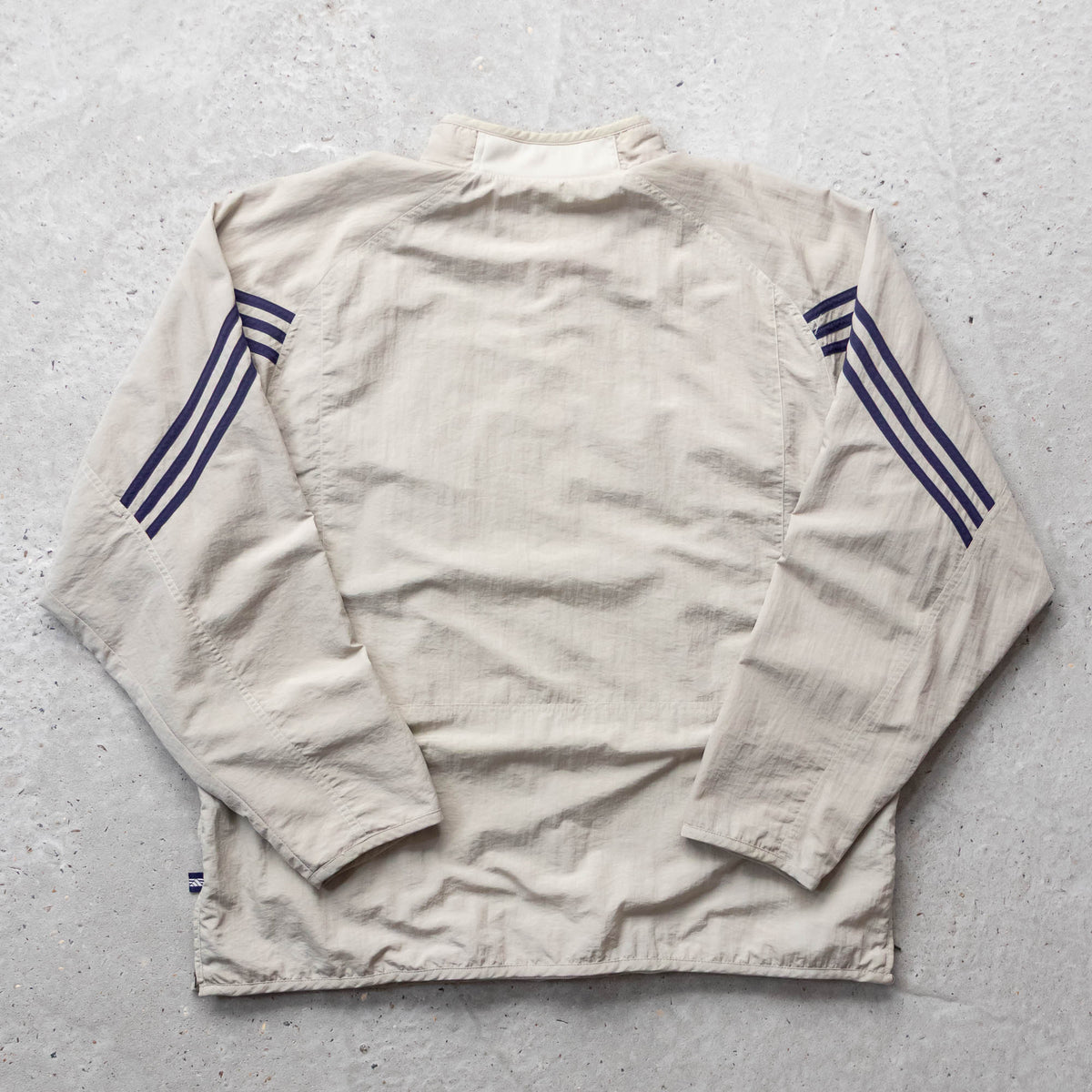 Adidas 3-Stripe 1/4 Zip Windbreaker Jacket - 90s (XL)