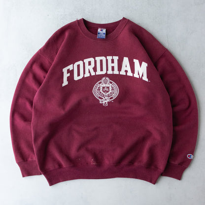 Vintage 90s Fordham University Champion Sweatshirt - L