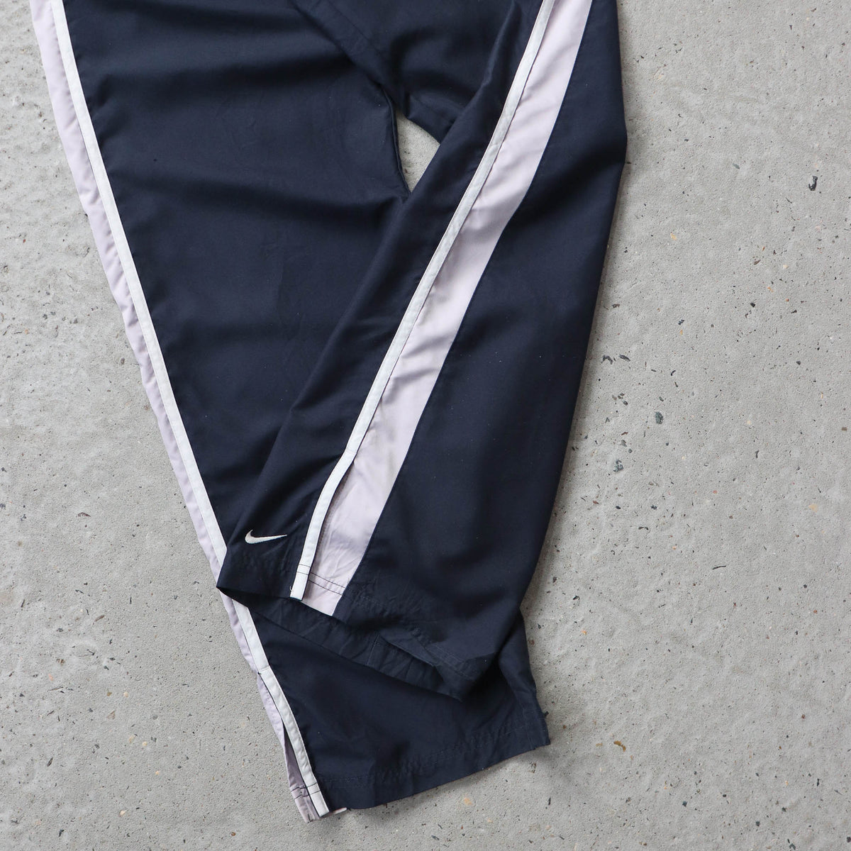 Nike Mini Swoosh Side Stripe Track Pants - 2000s (M)