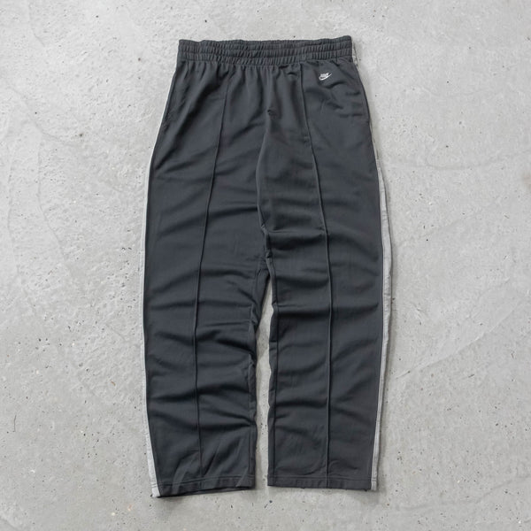 Vintage 2000s Nike Two-Tone Pleated Track Pants - L