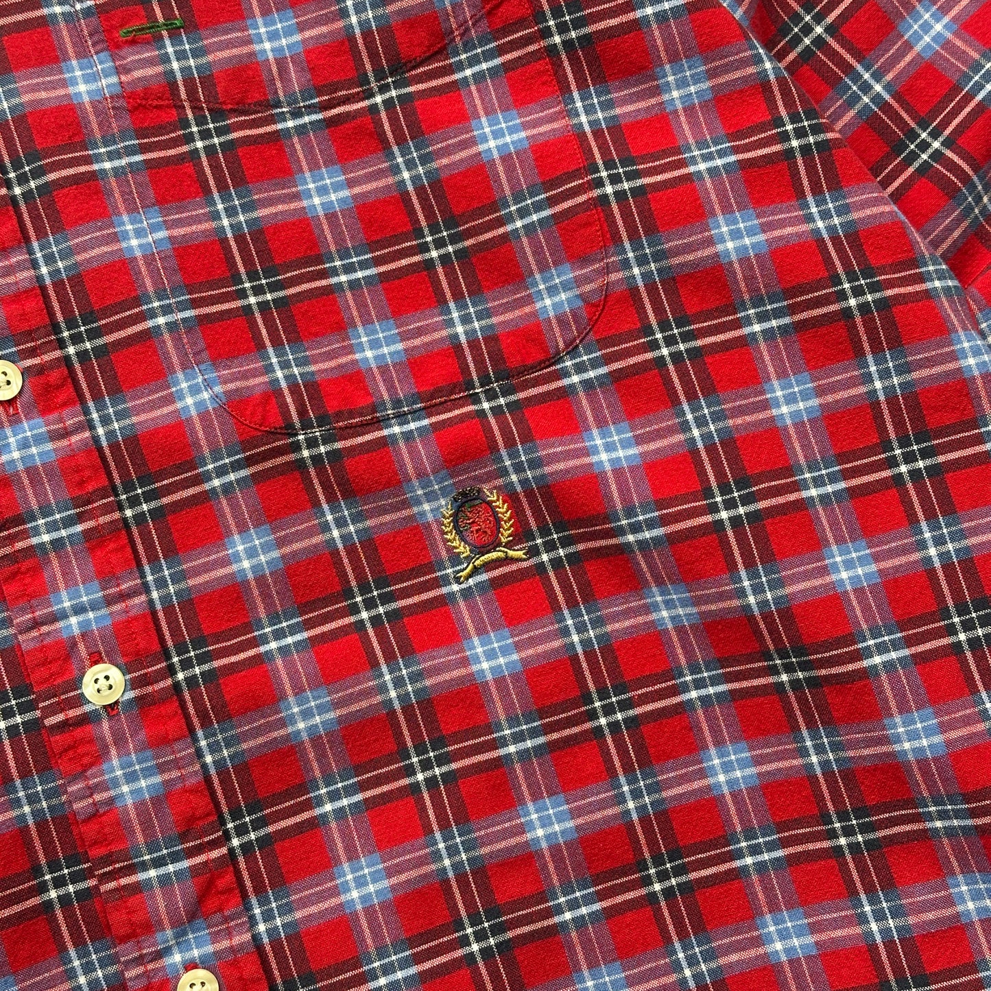 Vintage 90s Tommy Hilfiger Button Up Shirt - M