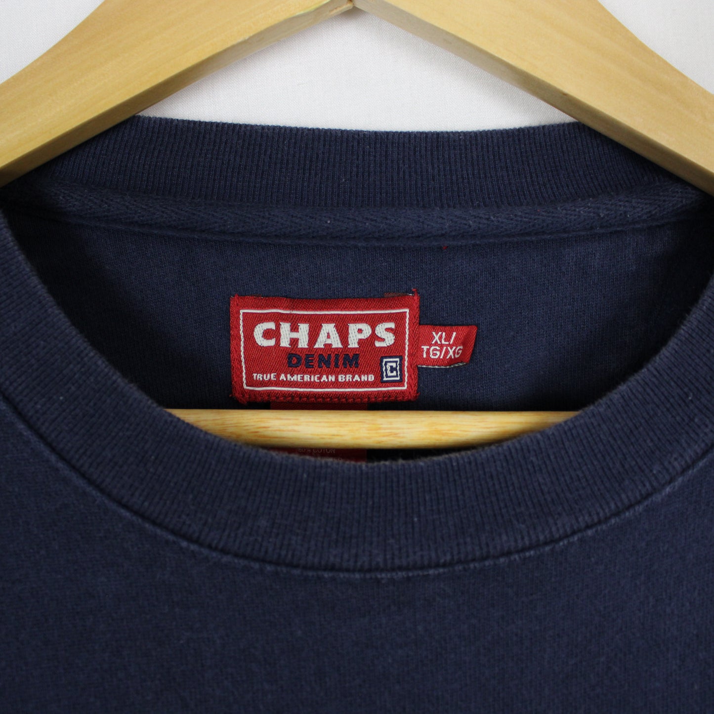 Vintage Ralph Lauren Chaps Denim Sweatshirt - XL