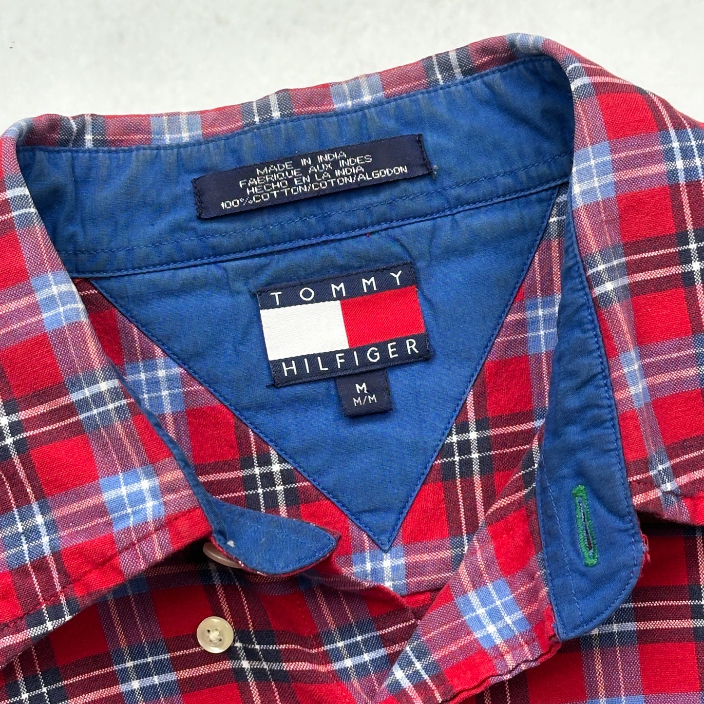 Vintage 90s Tommy Hilfiger Button Up Shirt - M