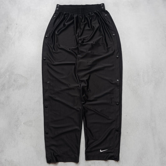 Vintage 90s Nike Mini Swoosh Snap Button Track Pants - XL