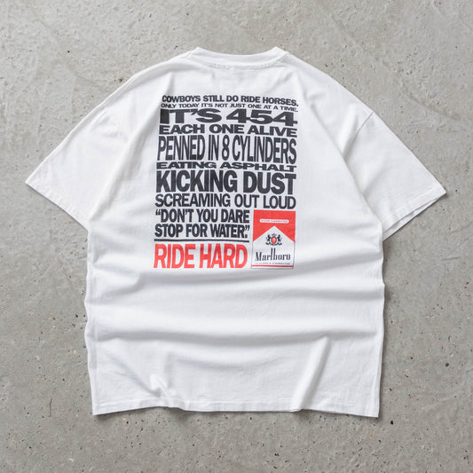 Vintage 90s Marlboro Ride Hard Tee - XL