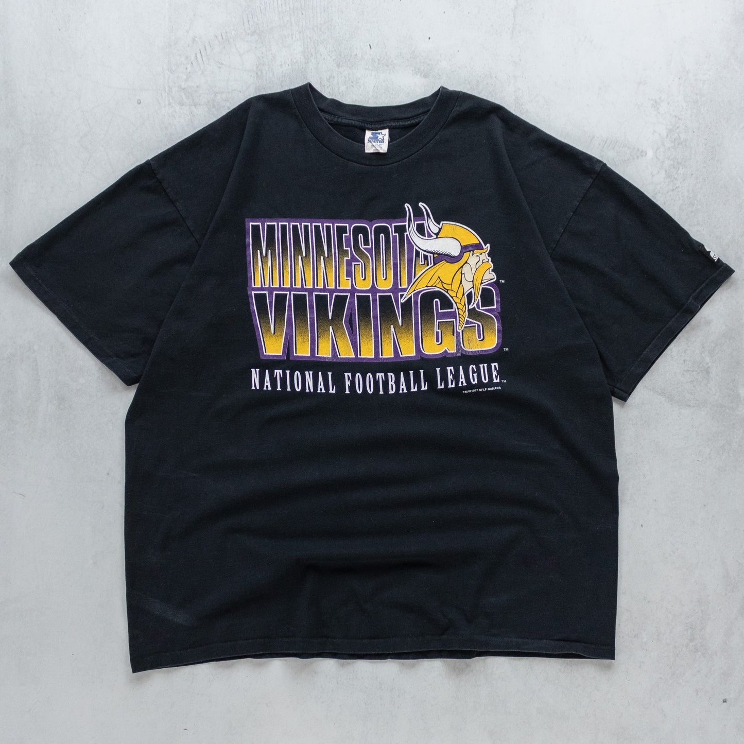 Vintage 90s Minnesota Vikings Starter NFL Tee - XL
