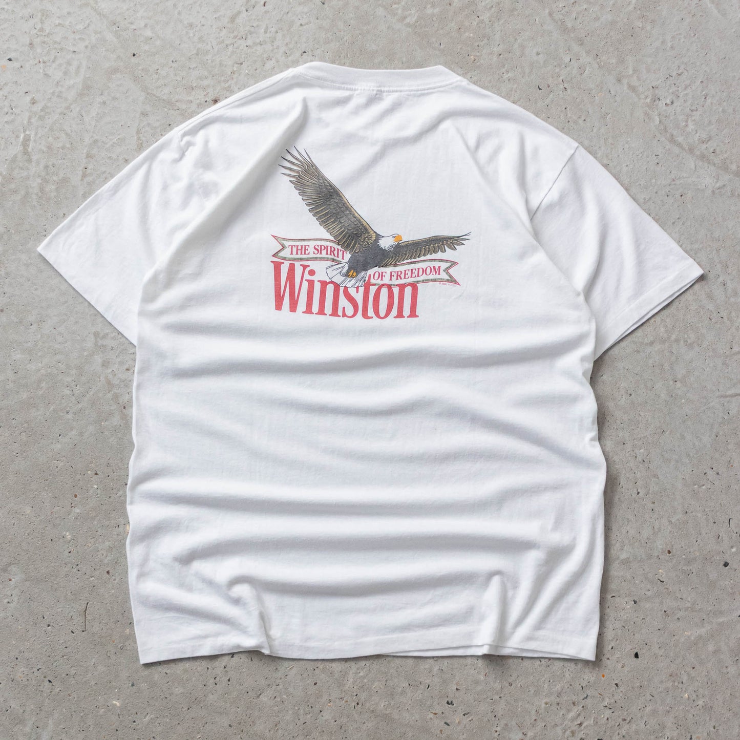 Vintage 1991 Winston Cigarettes Pocket Tee - XL