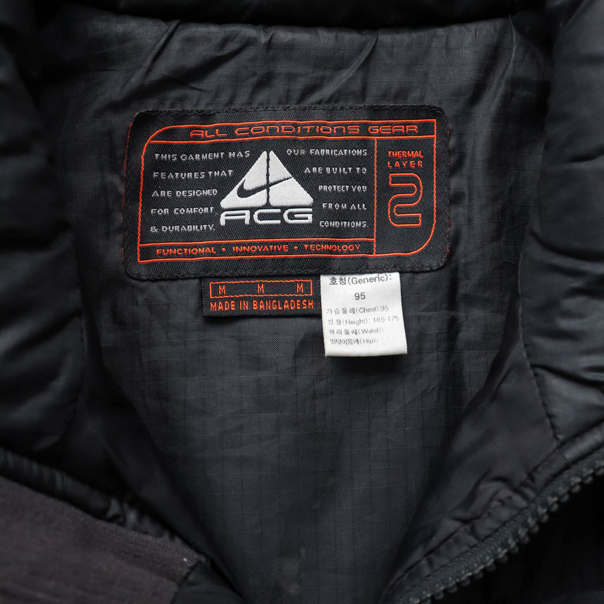 Nike ACG PrimaLoft Quilted Puffer Vest - 90s (M)