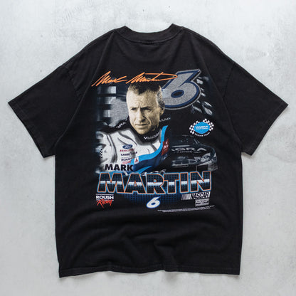 Vintage 90s Viagra Racing Mark Martin NASCAR Tee - L