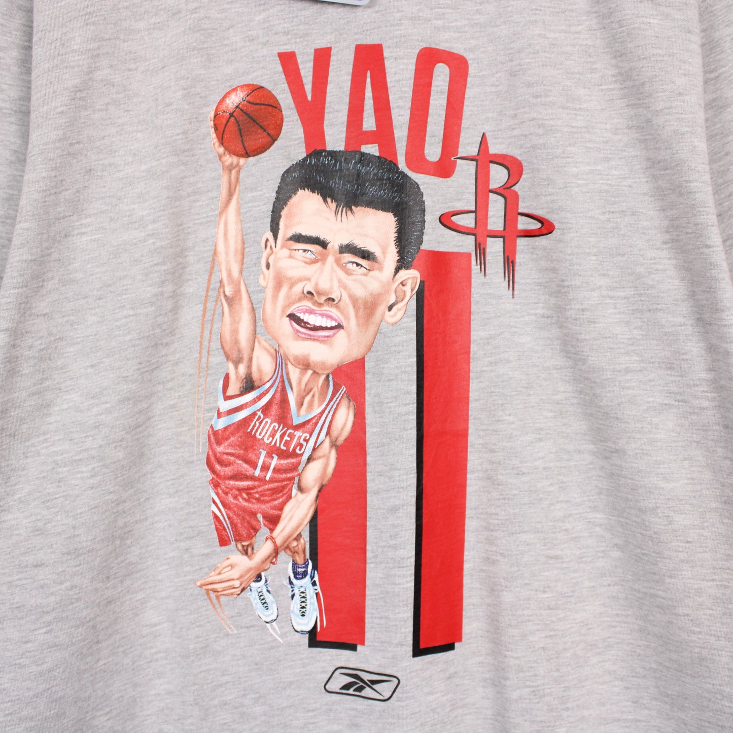 Vintage Yao Ming Houston Rockets NBA Reebok Tee - L