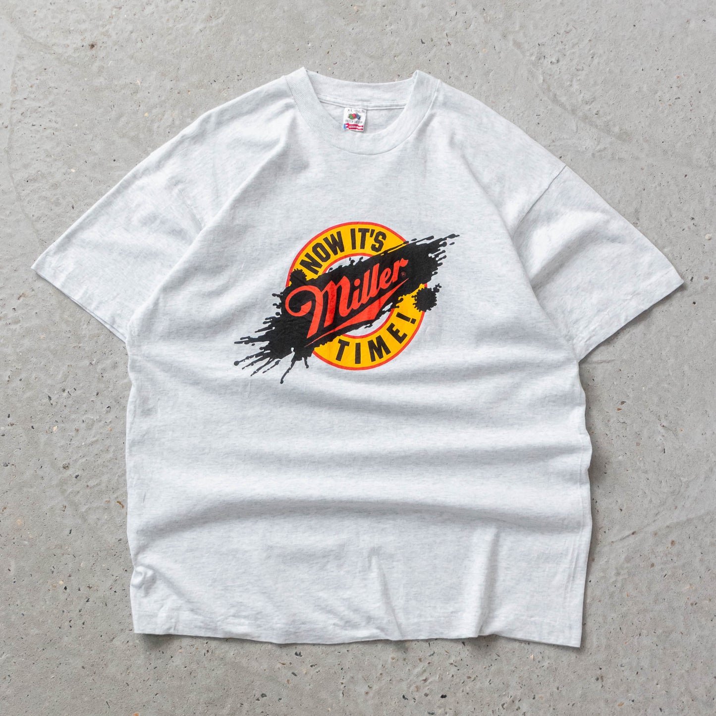 Vintage 90s Miller Time Beer Tee - XL
