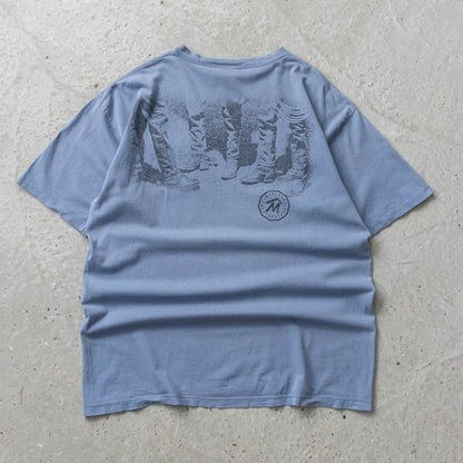 Vintage 90s Marlboro Country Cowboy Tee - XL