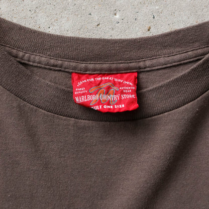 Vintage 90s Marlboro Country Cowboy Tee - XL