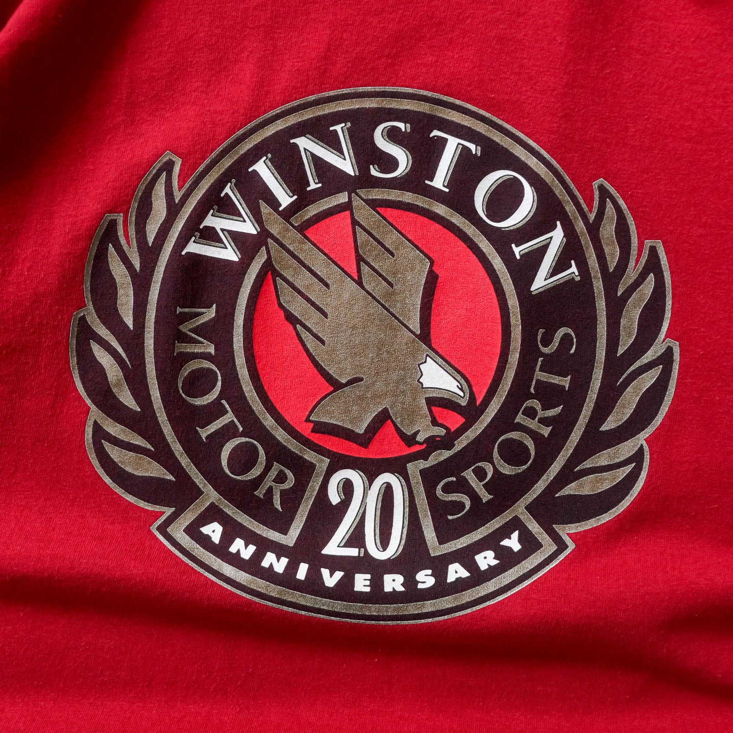 Vintage 90s Winston Cigarettes Motor Sports Tee - L